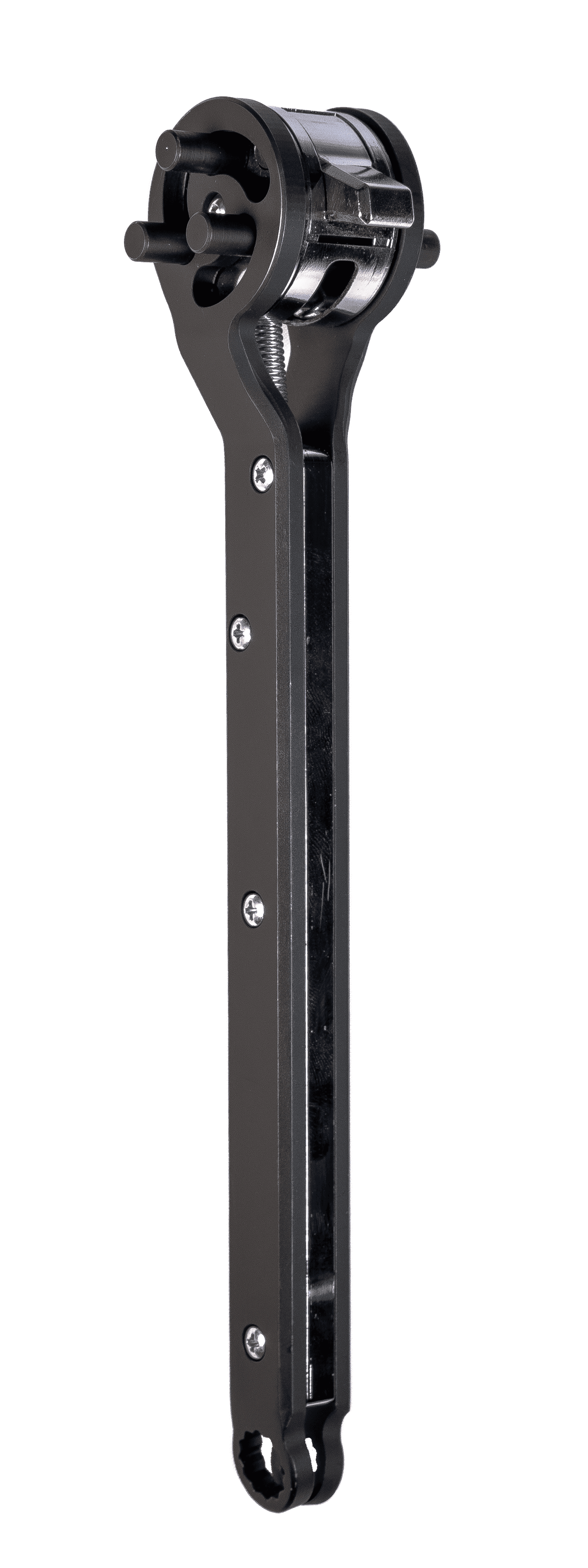 Vertical full-length view of Trevor's Wrench